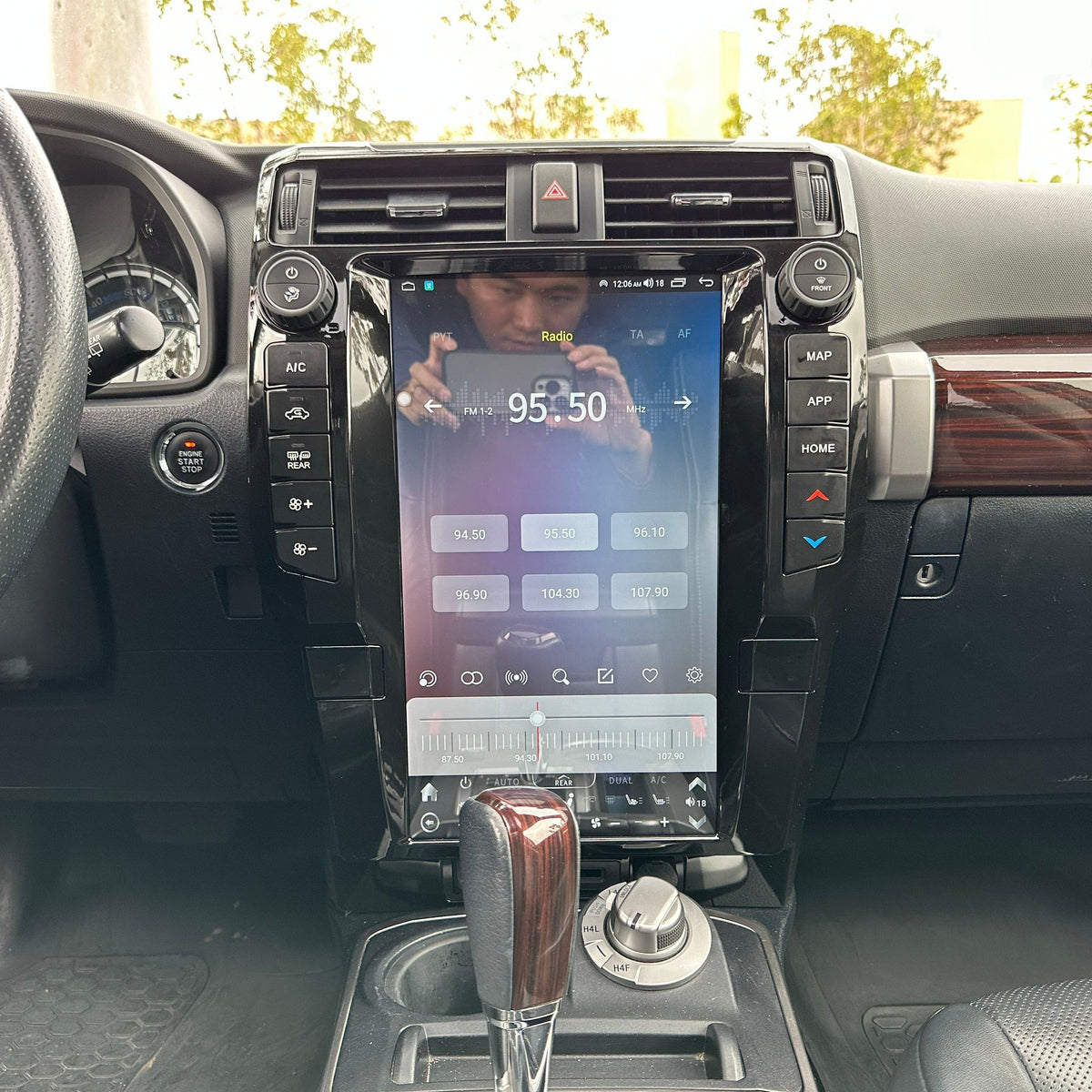 16" Vertical Screen Android 13/14 fast boot Navi Radio for Toyota 4Runner 2010 - 2023