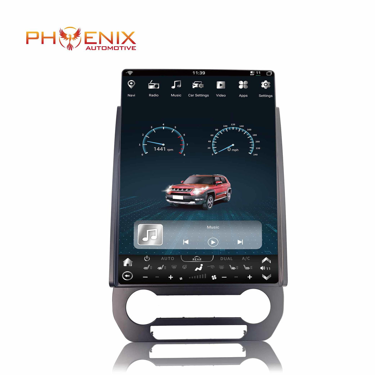 14.5” Android 14 Vertical Screen Navigation Radio for Ford F-150 F-250 F-350 F-450 F-550 2015-2020 Expedition 2018 - 2021