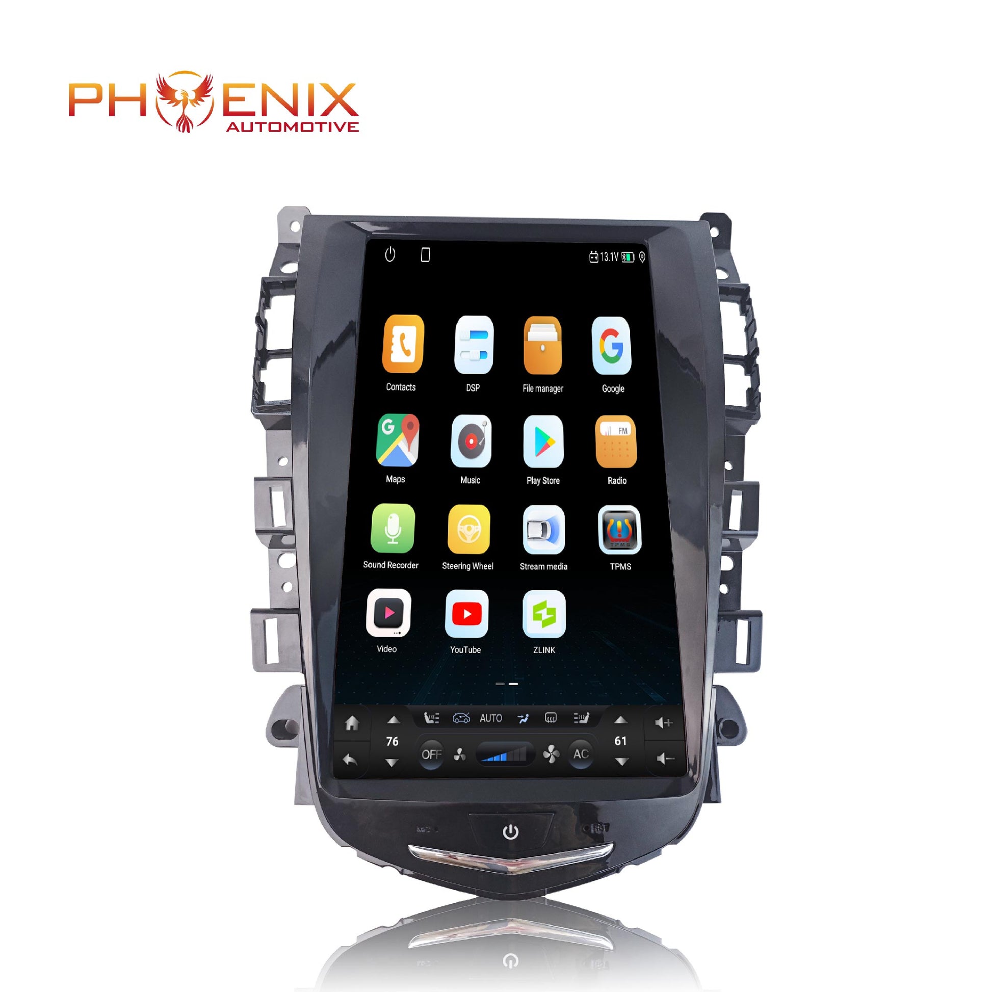 13.3" Android 14 Fast boot Vertical Screen Navi Radio for Cadillac ATS CTS XTS SRX Escalade 2015 - 2020
