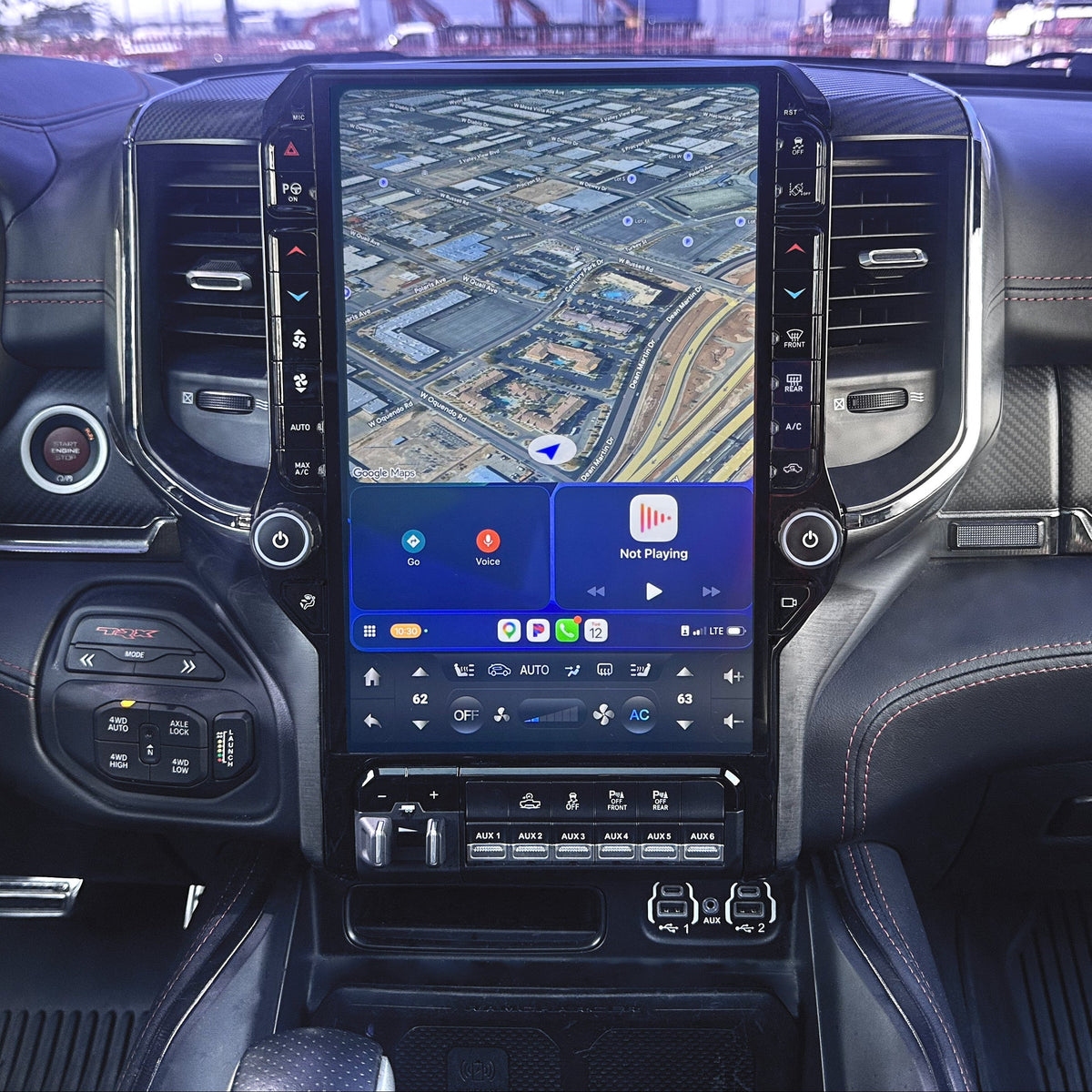 13.6/14.5” Android 13/14 Vertical Screen Navigation Radio for Dodge Ram 2019- 2024