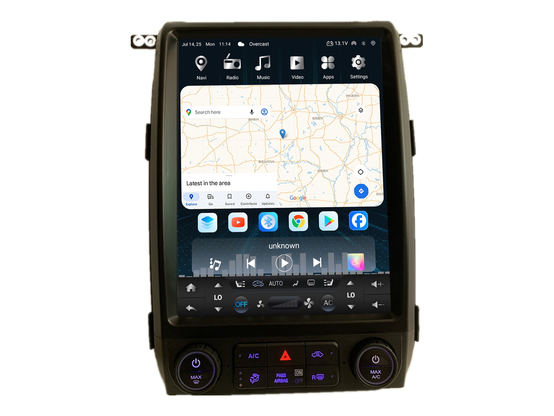 [open box]13” Android 14 Vertical Screen Navigation Radio for Ford F-150 2009 - 2014