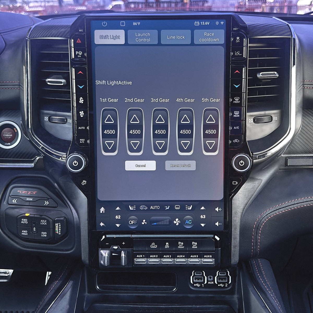 13.6/14.5” Android 13/14 Vertical Screen Navigation Radio for Dodge Ram 2019- 2024