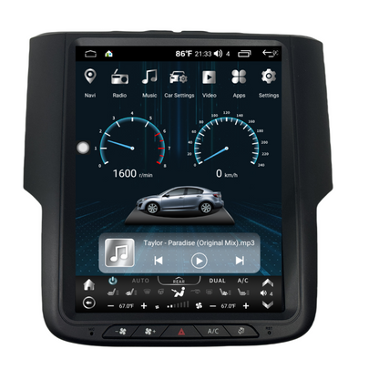 12.1“ / 13" Android 13/14 Fast boot Vertical Screen Navi Radio for Dodge Ram 2009 - 2018