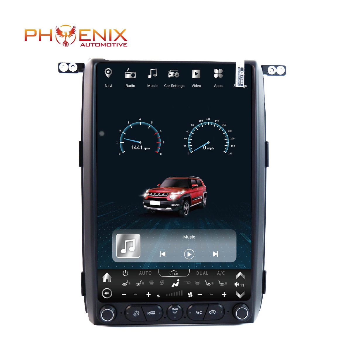 12.1/14.5” Android 13/14 Vertical Screen Navigation Radio for Ford F-150 2009 - 2012