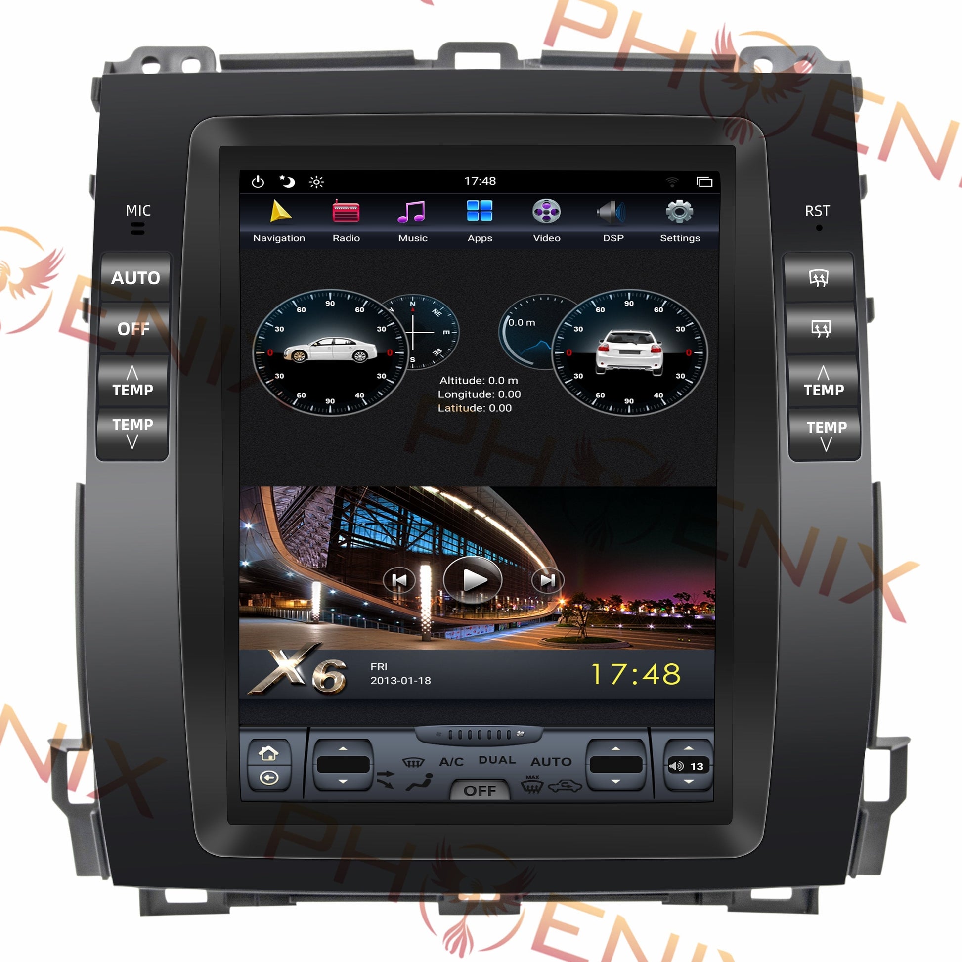 [Open box]10.4" Vertical Screen Android 14 Fast boot Navigation Radio for Lexus GX 470 2003 - 2009