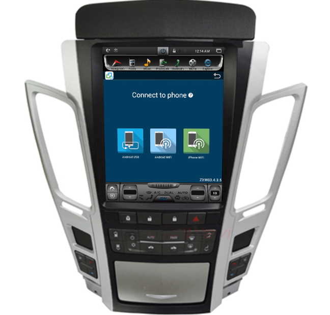 [Pre-order] [ PX6 SIX-CORE ] 10.4" ANDROID 9 Fast Boot Vertical Screen Navi Radio for Cadillac CTS 2008 - 2013 CTS-V 2009 - 2014