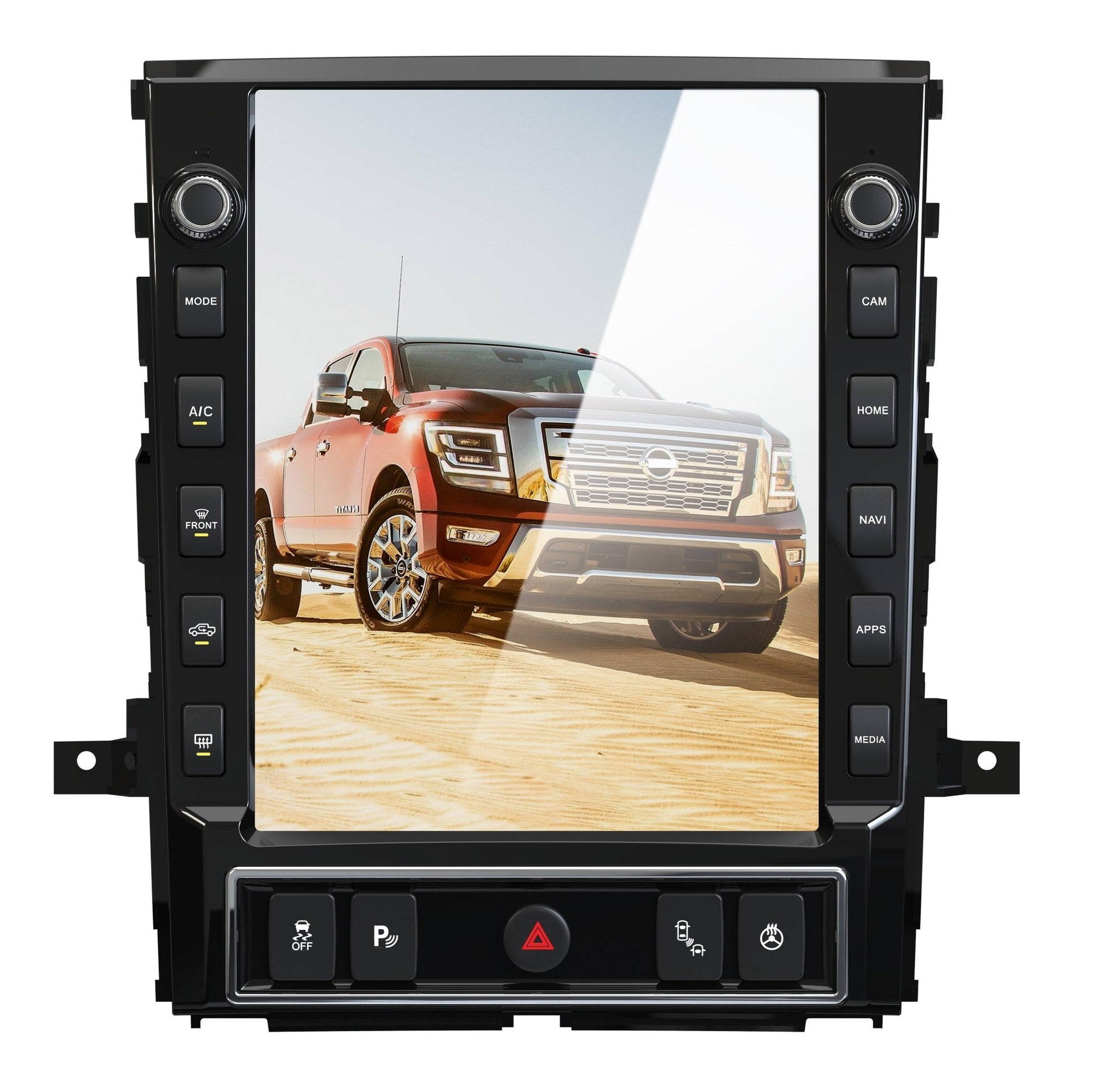 [Open box] 13” Android 12 Vertical Screen Navigation Radio for Nissan Titan (XD) 2020 - 2024