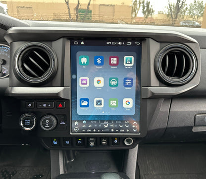 12.1/14.5” Android 13/14 fast boot Vertical Screen Navigation Radio for Toyota Tacoma 2016 - 2023