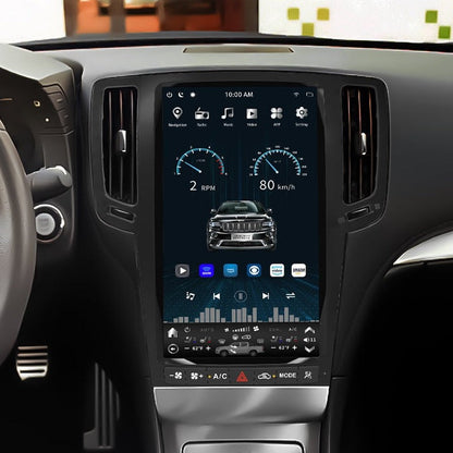 13.6" Vertical Screen Android 13/14 Fast boot Navigation Receiver for Infiniti G25 G35 G37 Q40 Q60 2007 - 2015