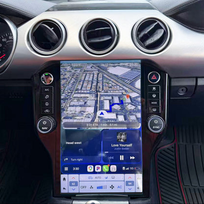 14.5" Android 14 Fast Boot Vertical Screen Navigation Radio for Ford Mustang 2015 - 2023