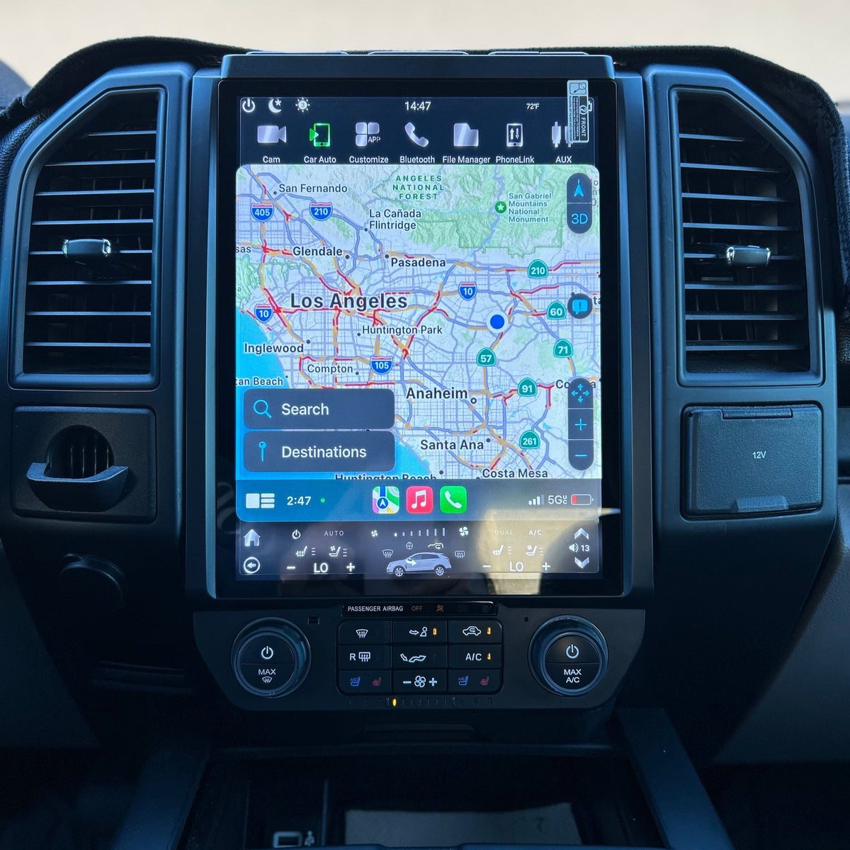 13/14.5/16 inch Android 13/14 Navigation Radio for Ford F-150 F-250 F-350 F-450 F-550 2015-2020