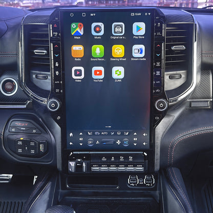 13.6/14.5” Android 13/14 Vertical Screen Navigation Radio for Dodge Ram 2019- 2024