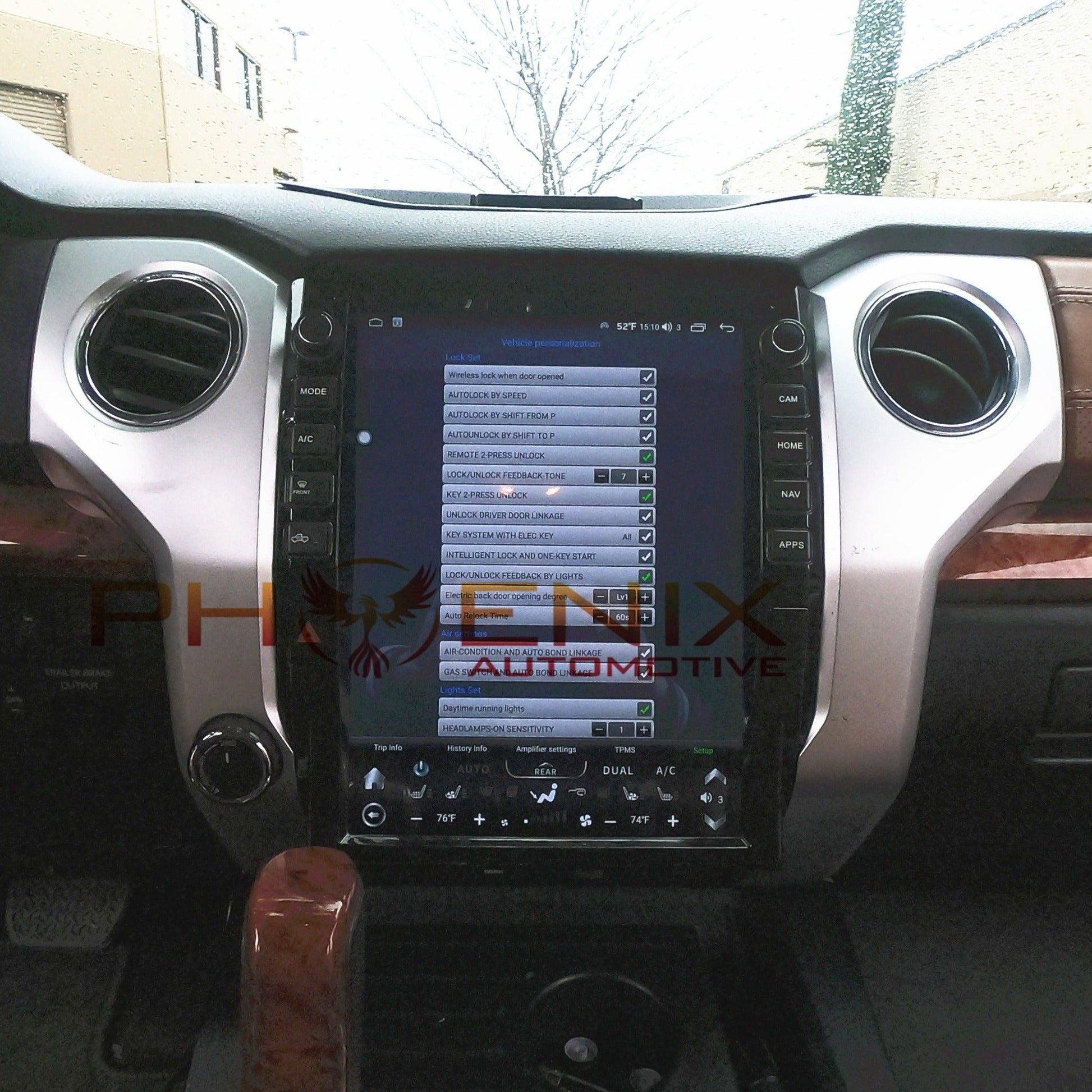 [Open box] 13” Android 12 Vertical Screen Navigation Radio for Toyota Tundra 2014 - 2021