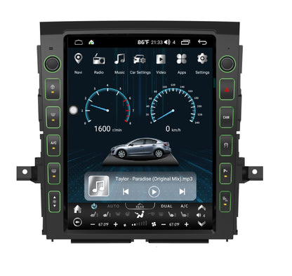 [ New ] 13” Android 13/14 Vertical Screen Navigation Radio for Nissan Titan (XD) 2016 - 2019