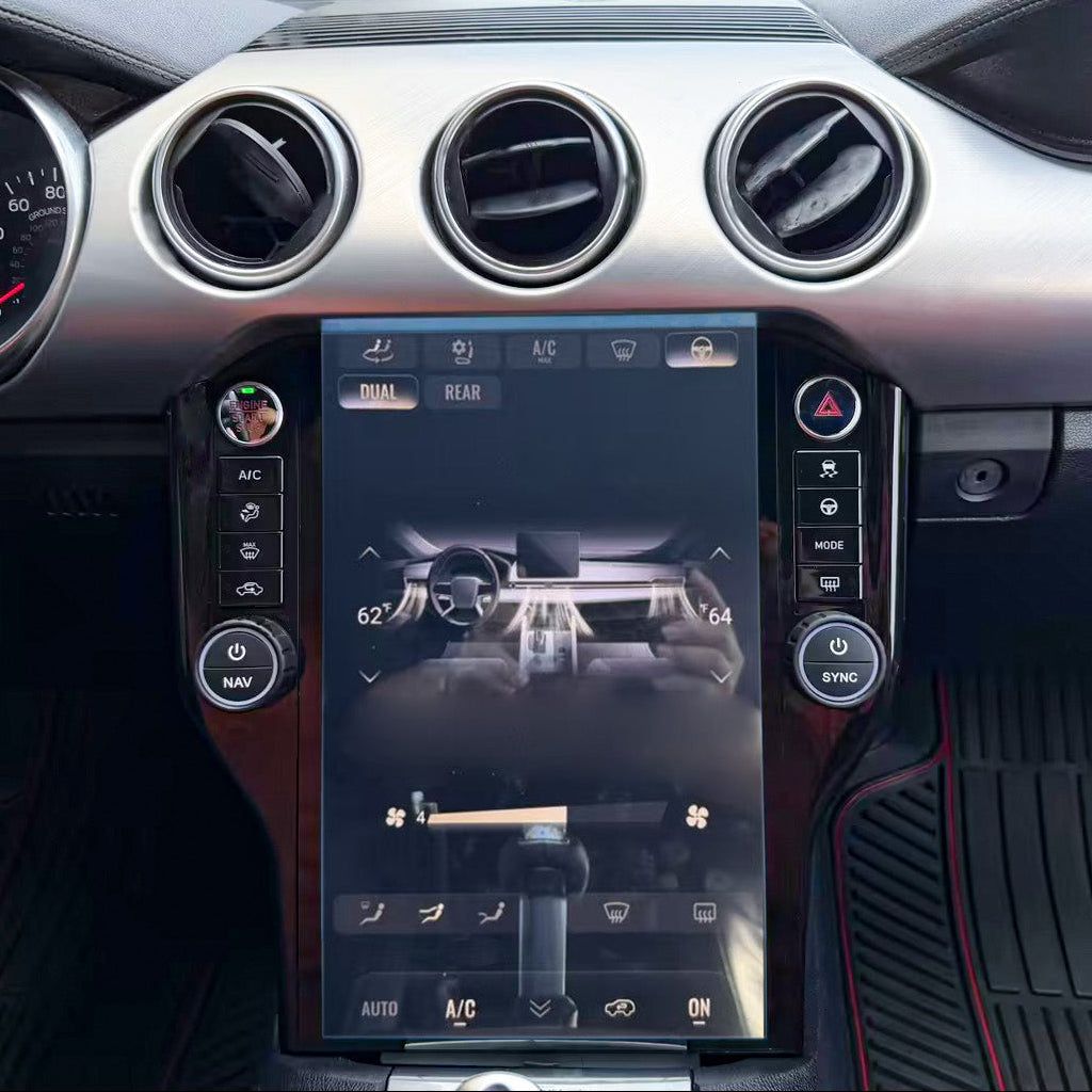 14.5" Android 14 Fast Boot Vertical Screen Navigation Radio for Ford Mustang 2015 - 2023