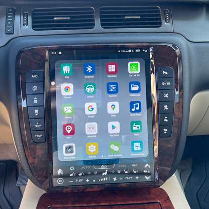 13" Android 13/14 Navigation Radio for Chevrolet Silverado Tahoe Suburban GMC Yukon Sierra Avalanche 2007 - 2014