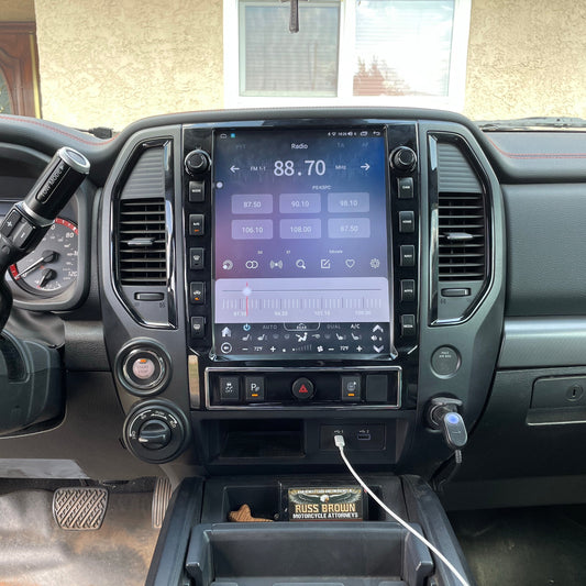 [Open Box] 13” Android 13 Vertical Screen Navigation Radio for Nissan Titan (XD) 2020 - 2025