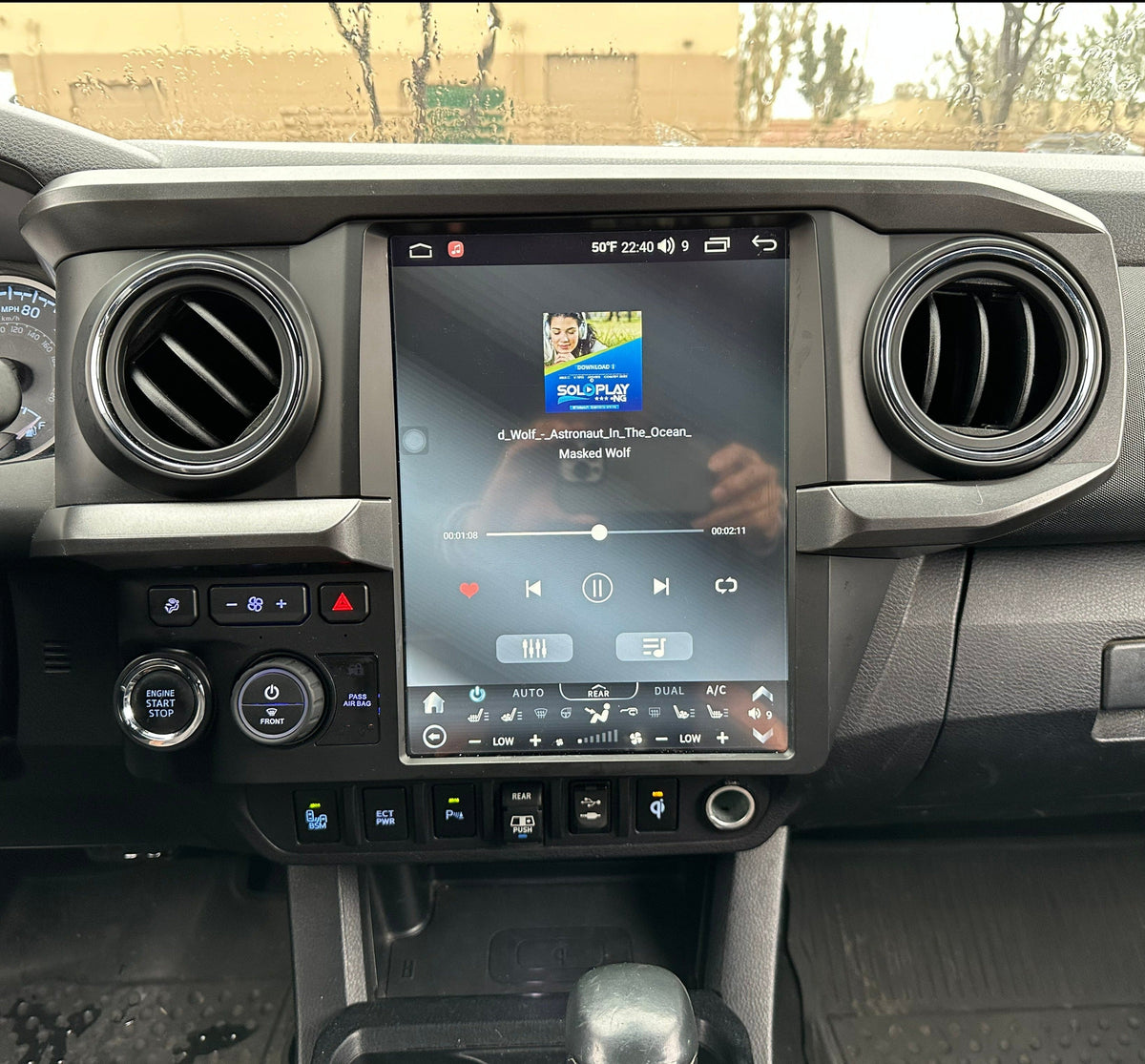 12.1/14.5” Android 13/14 fast boot Vertical Screen Navigation Radio for Toyota Tacoma 2016 - 2023