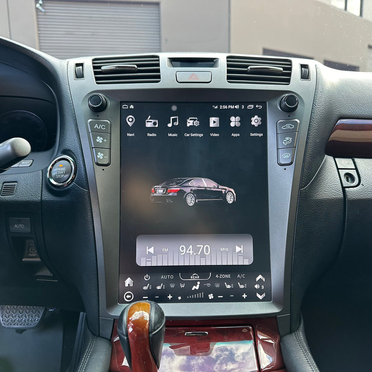 13" Vertical Screen Android 13 Fast boot Navi Radio For Lexus LS 460 600 600h 2007 - 2012 | Phoenix Automotive