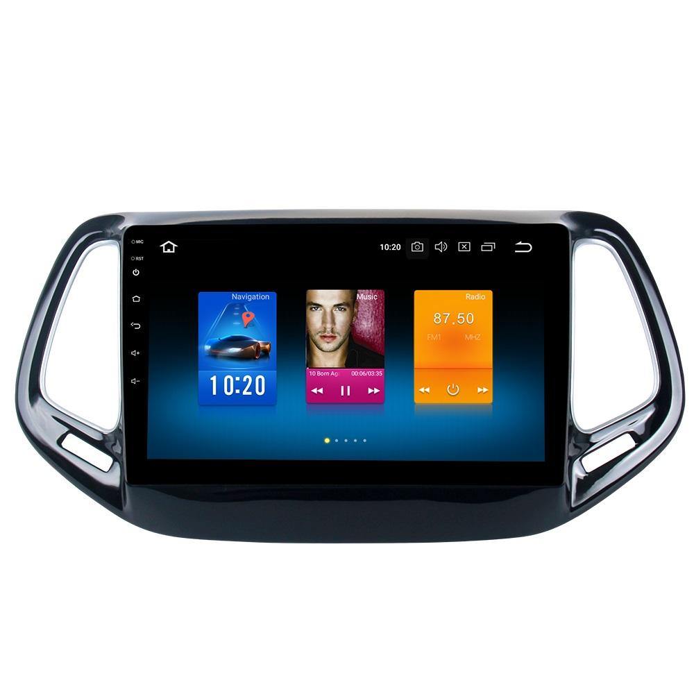 10.1" Octa-Core Android Navigation Radio for Jeep Compass 2017 - 2019