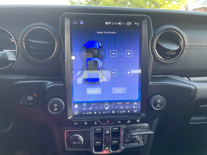 [Open box] 12.1” Android 10 /12/ 13/14 Vertical Screen Navigation Radio for Jeep Wrangler JL 2018 - 2023