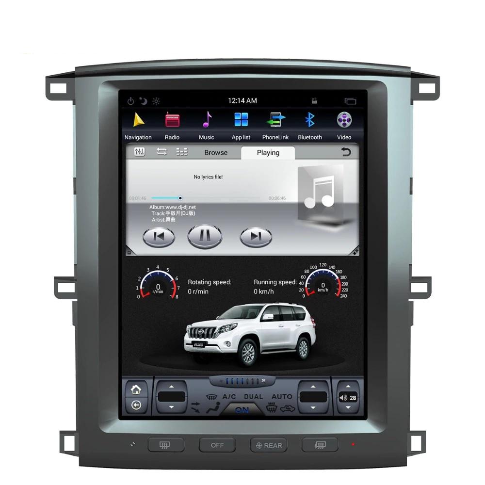 [Open box] 12.1" Vertical Screen Android Navi Radio for Toyota Land Cruiser LC100 2002 - 2007