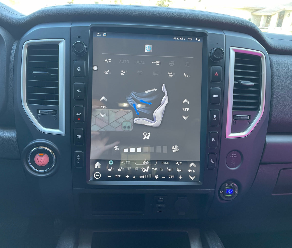 [ New ] 13” Android 13/14 Vertical Screen Navigation Radio for Nissan Titan (XD) 2016 - 2019