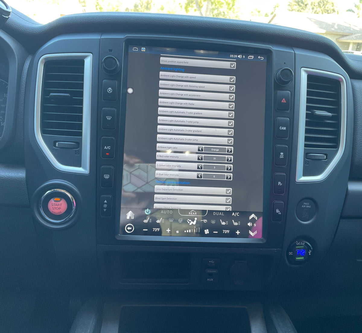 [ New ] 13” Android 13/14 Vertical Screen Navigation Radio for Nissan Titan (XD) 2016 - 2019