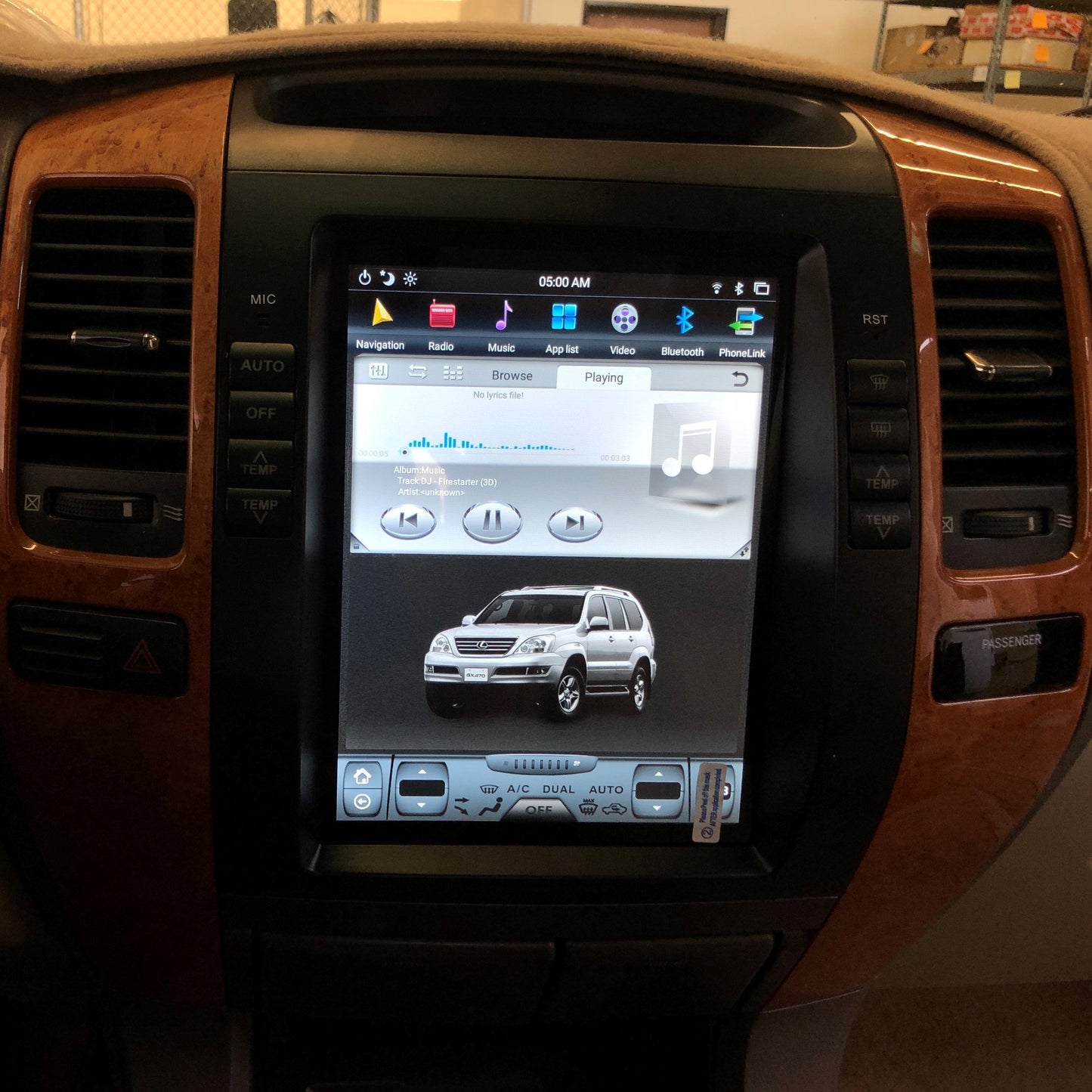 [Open box]10.4" Vertical Screen Android 14 Fast boot Navigation Radio for Lexus GX 470 2003 - 2009
