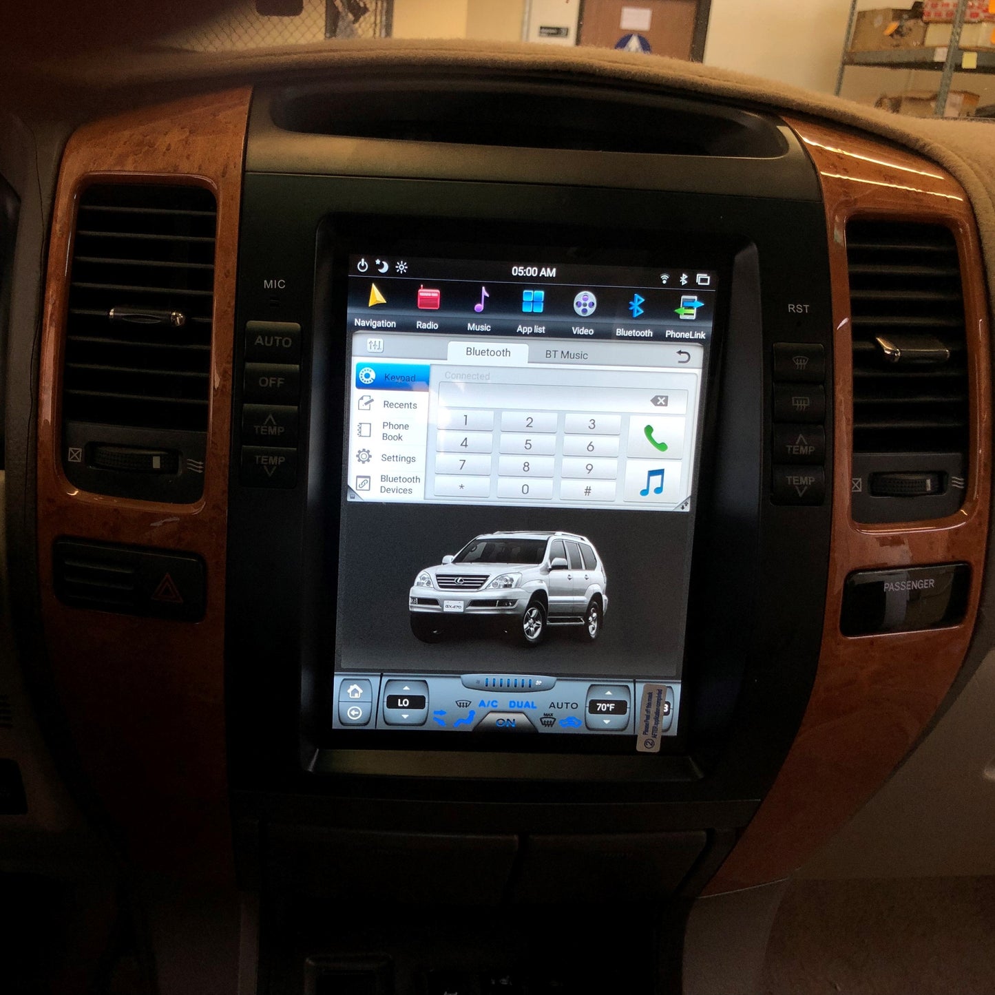 [Open box]10.4" Vertical Screen Android 14 Fast boot Navigation Radio for Lexus GX 470 2003 - 2009