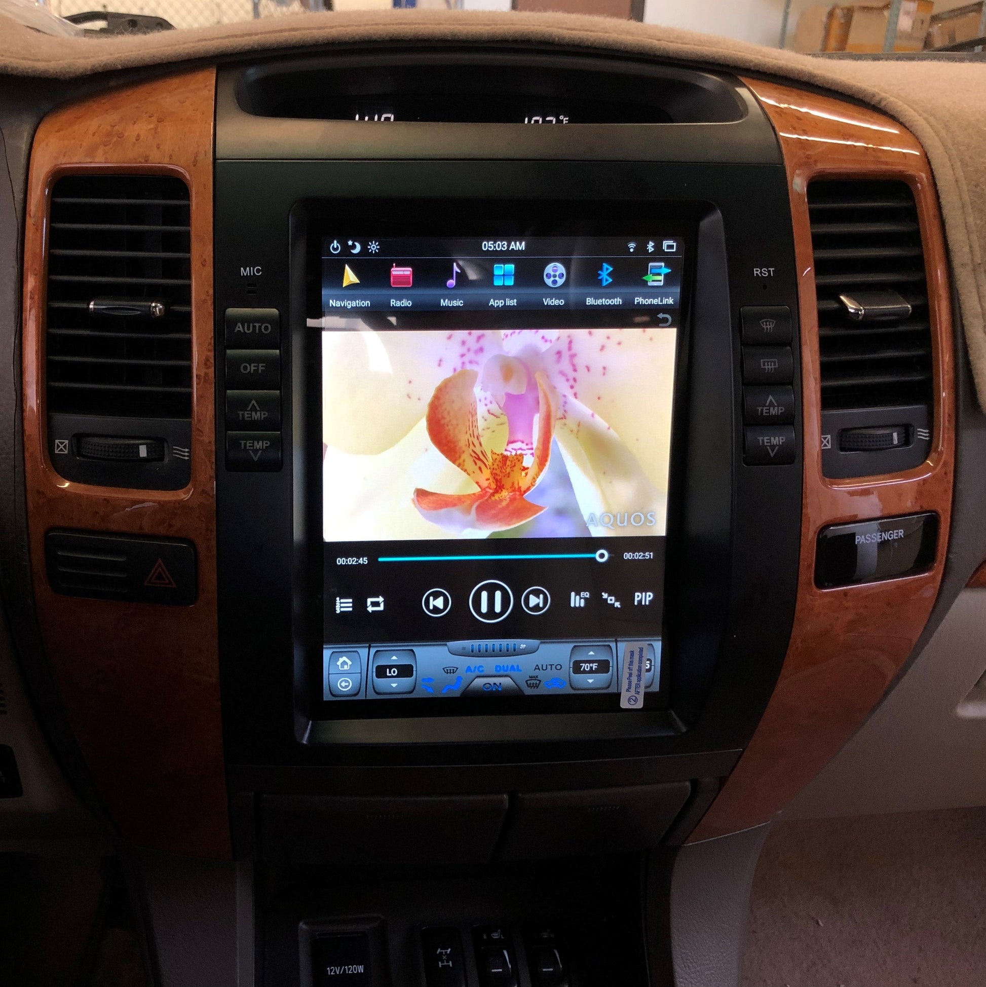 [Open box]10.4" Vertical Screen Android 14 Fast boot Navigation Radio for Lexus GX 470 2003 - 2009