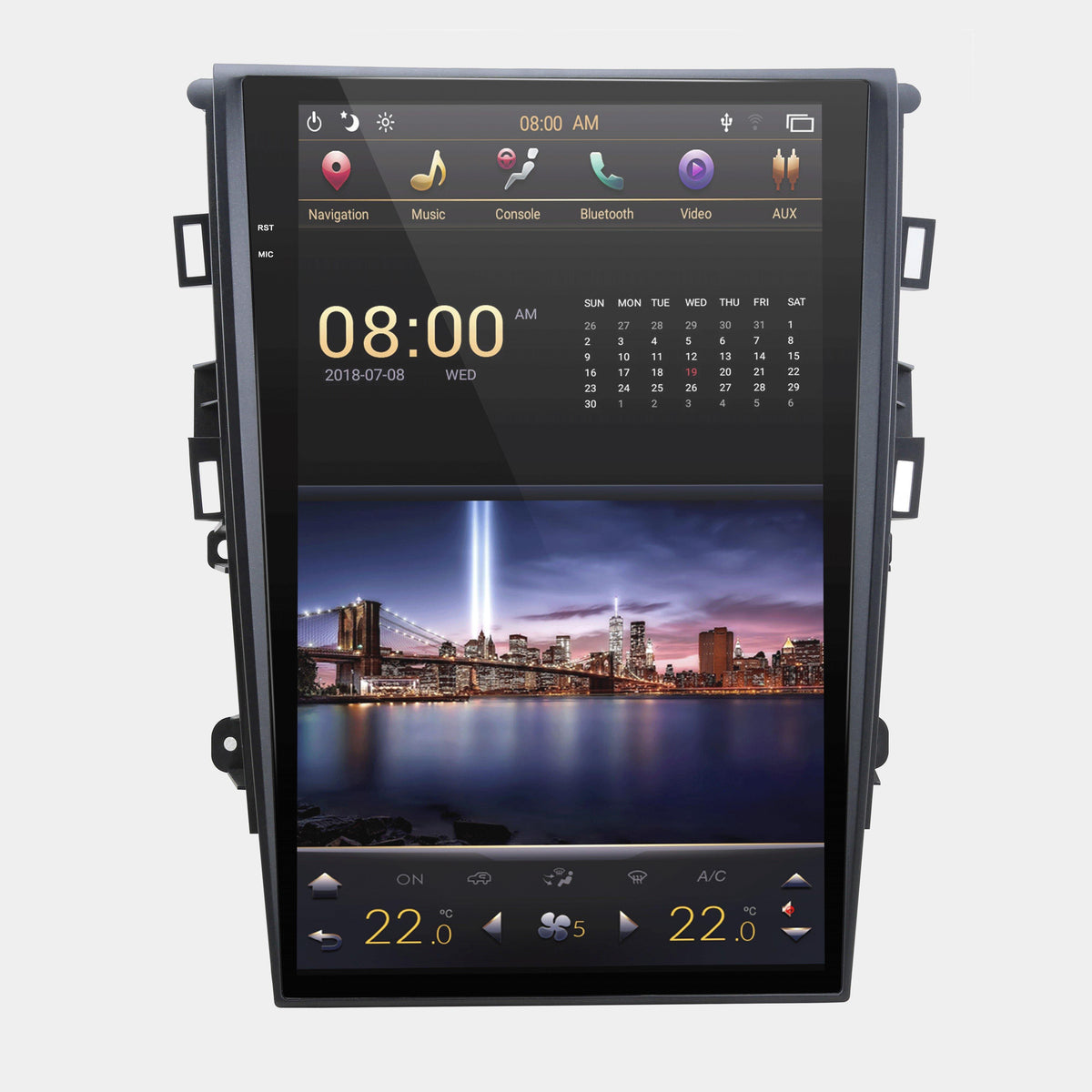 [Open box] [ PX6 SIX-CORE ] 13.6" Vertical screen Android 9 Fast boot Navigation radio for Ford Fusion 2013-2020