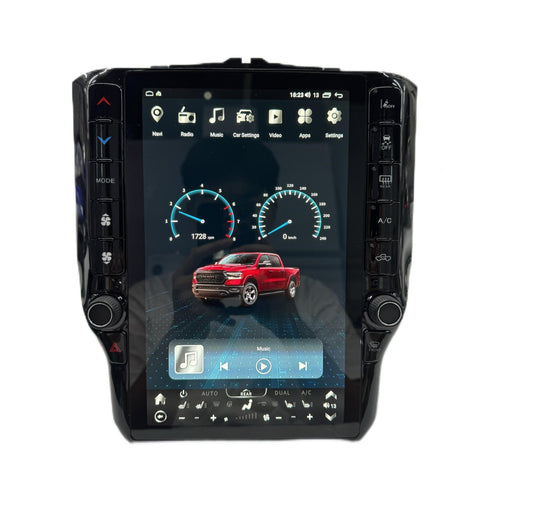 11.5” Android 13/14 Vertical Screen Navigation Radio for Dodge Ram 2019- 2024