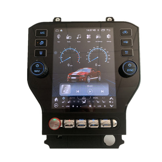10.4" Android 13/14 Fast Boot Vertical Screen Navigation Radio for Ford Mustang 2015 - 2023