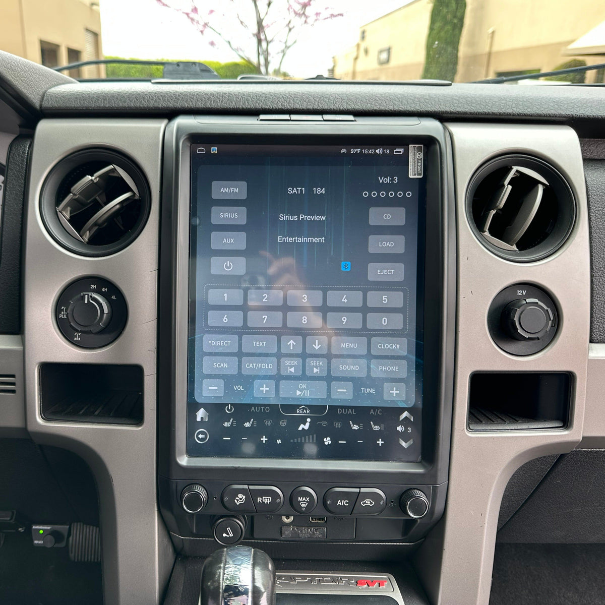 12.1/14.5 inch vertical screen Android 13/14 Fast boot navigation receiver for 2009 - 2014 Ford F-150
