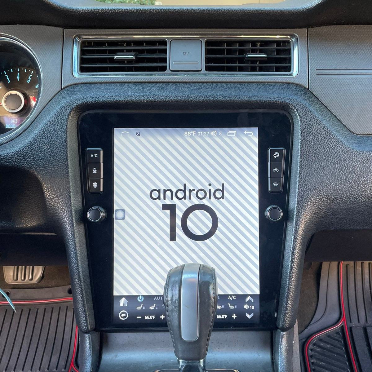 12.1" Vertical Screen Android 13/14 Fast boot Navigation Radio for Ford Mustang 2010 - 2014