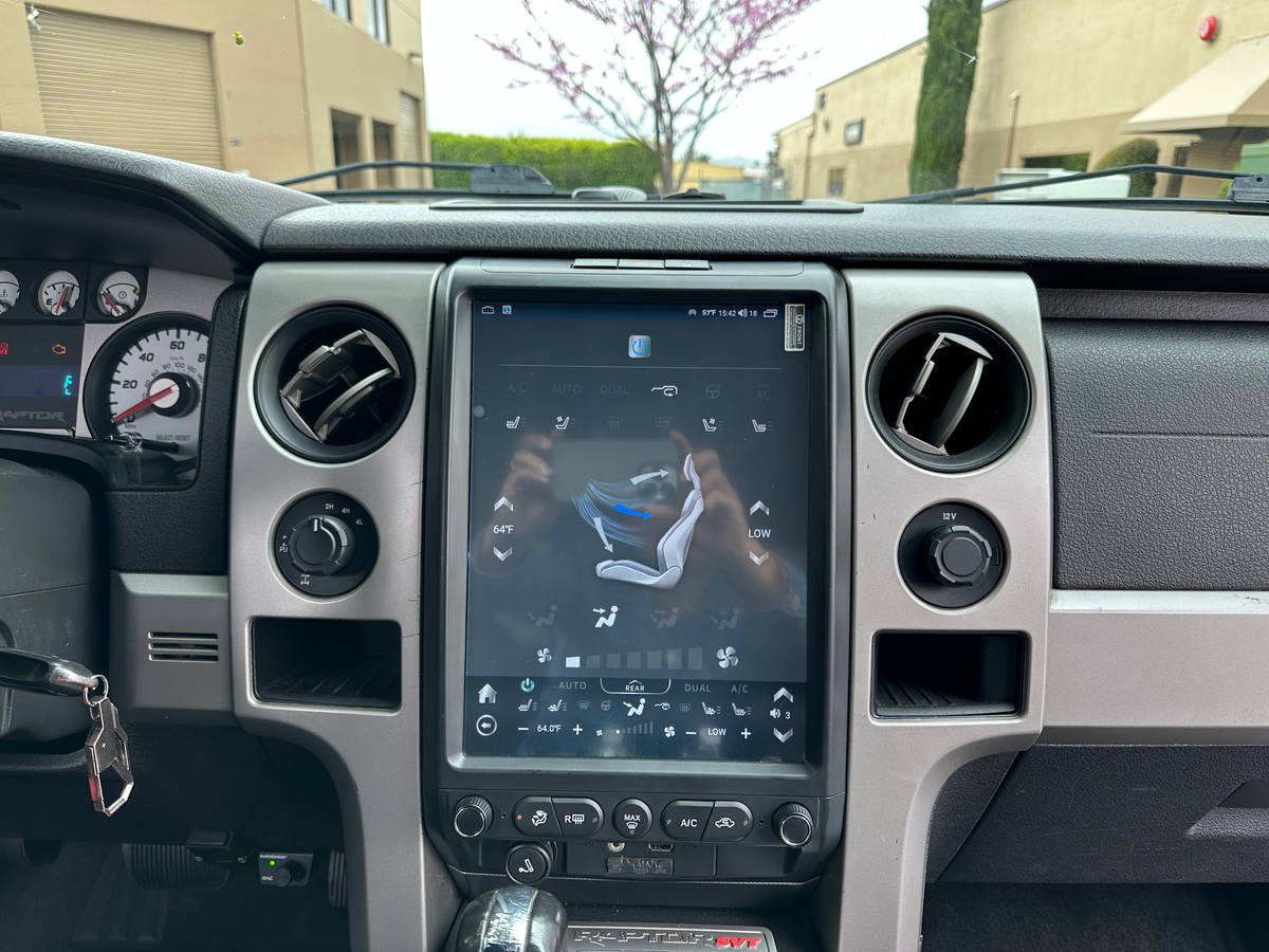 12.1/14.5” Android 13/14 Vertical Screen Navigation Radio for Ford F-150 2009 - 2012