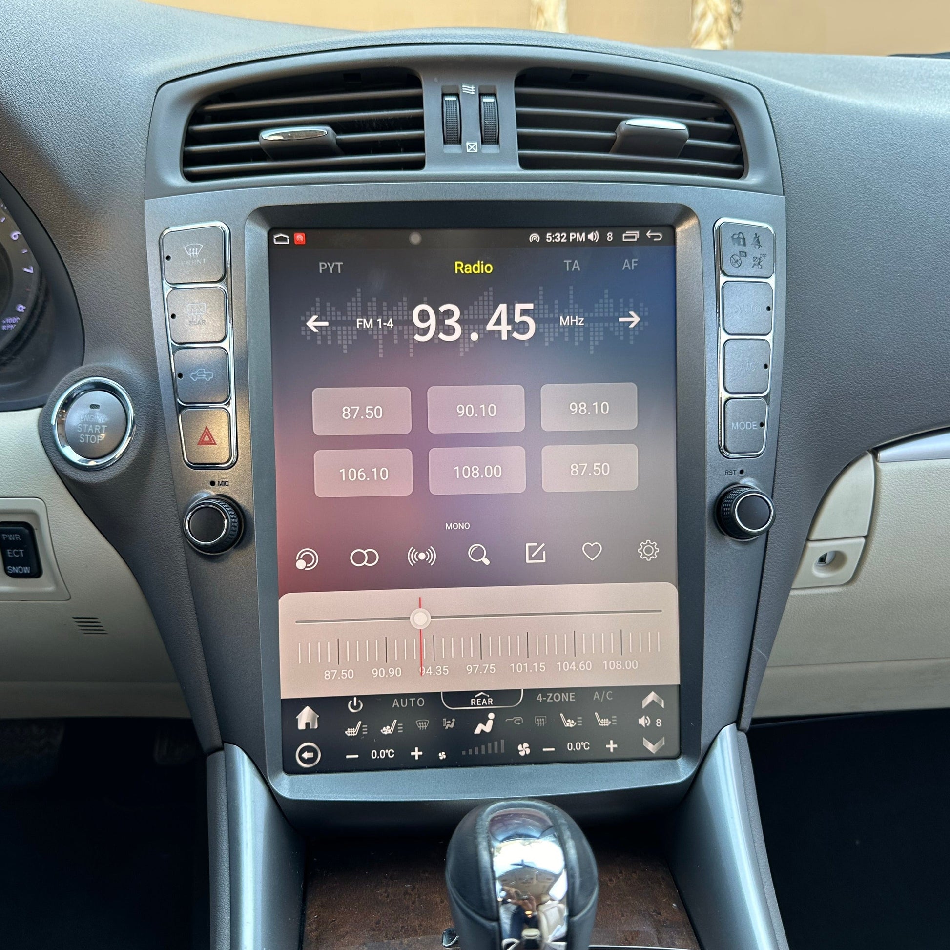 [Open Box] 12.1" Vertical Screen Android 14 Fast Boot Navigation Radio for Lexus IS 250 IS 300 IS 350 2005 - 2012