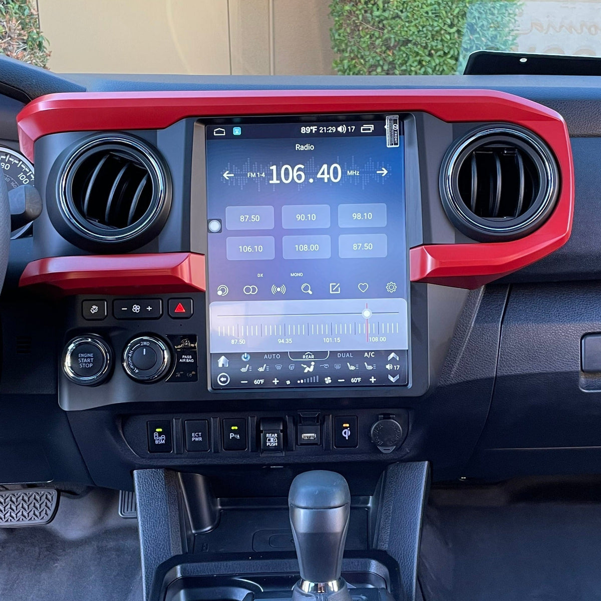 12.1/14.5” Android 13/14 fast boot Vertical Screen Navigation Radio for Toyota Tacoma 2016 - 2023