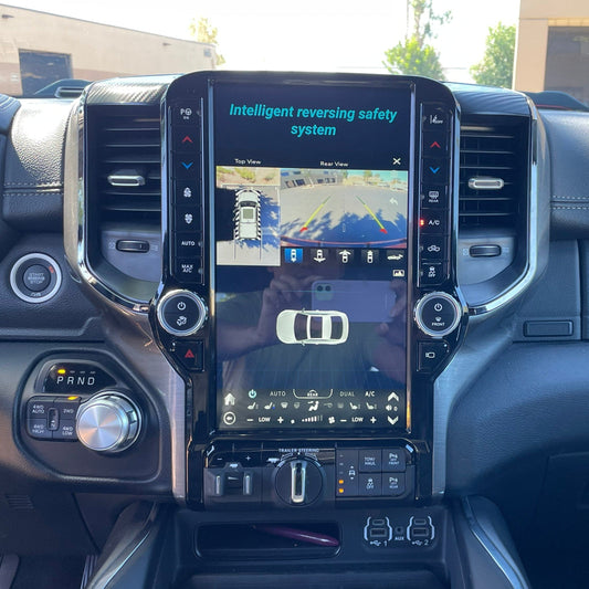 [open box] 13.6” Android 13/14 Vertical Screen Navigation Radio for Dodge Ram 2019- 2024