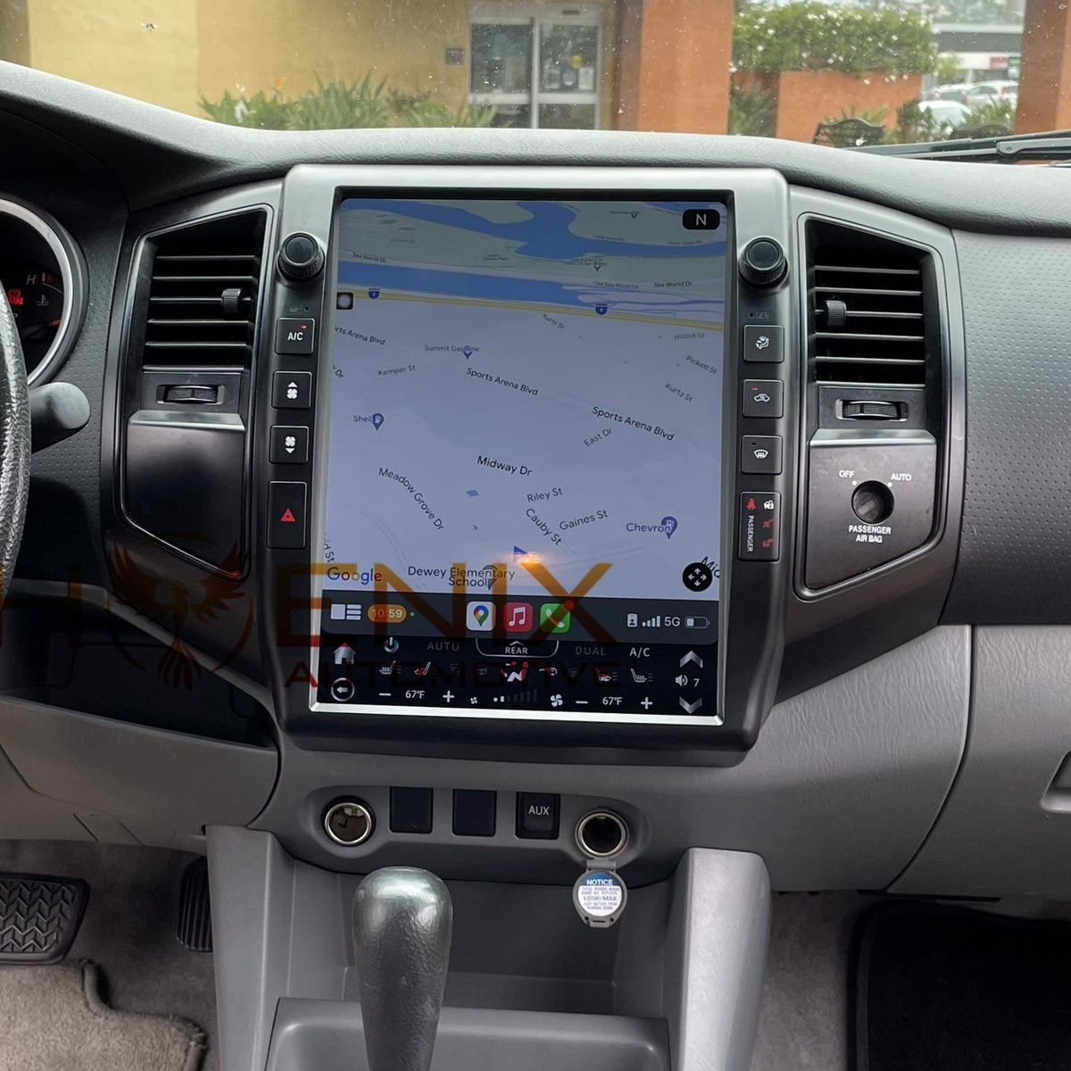 13” Android 13/14 Vertical Screen Navigation Radio for Toyota Tacoma 2005 - 2015