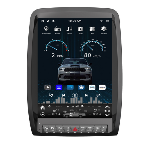 [ New ] 13” Android 13 Vertical Screen Navigation Radio for Dodge Durango 2011 - 2020