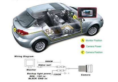 Backup Camera Reverse Camera Rear View CCD Camera For Nissan Altima Teana Sentra Sylphy