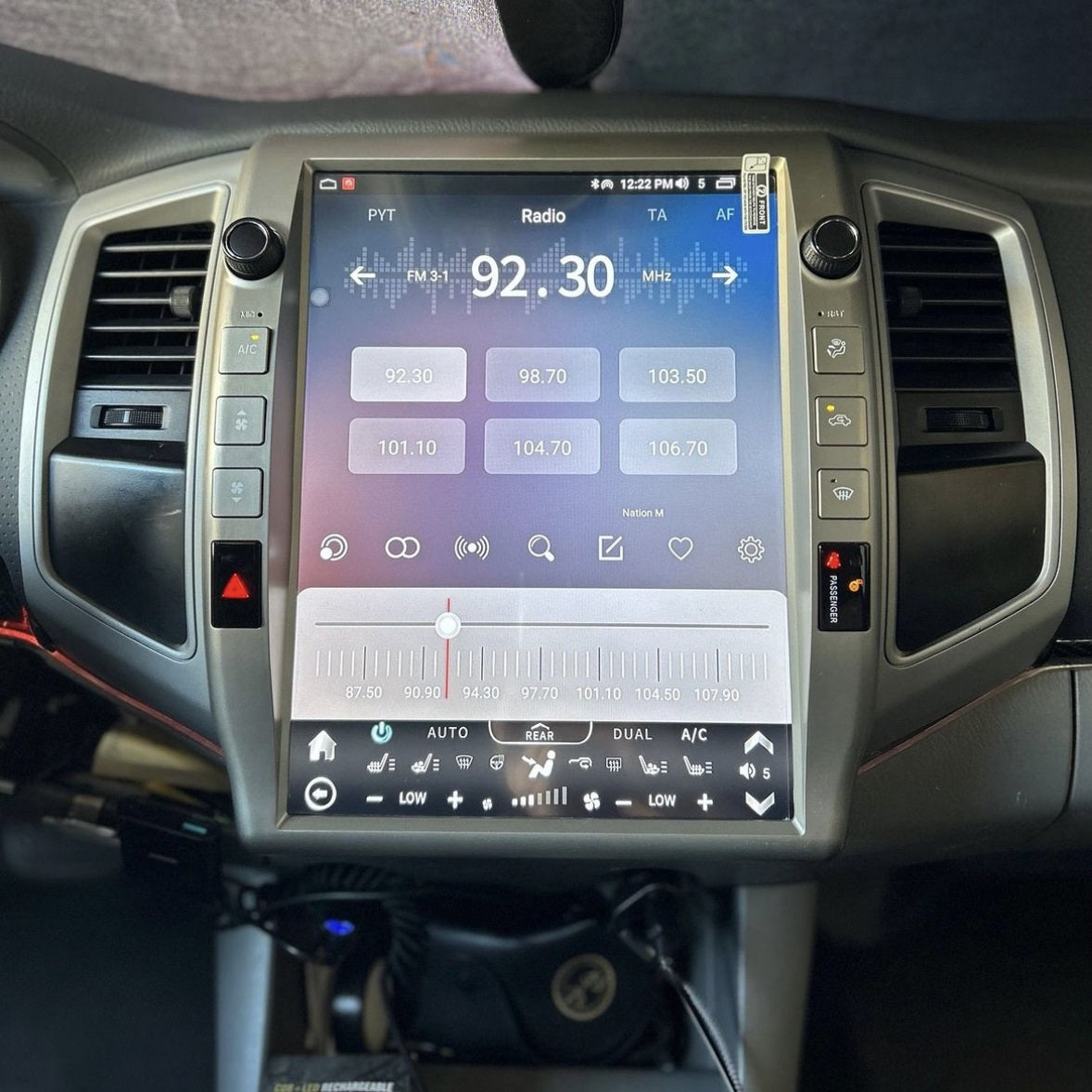 13” Android 13/14 Vertical Screen Navigation Radio for Toyota Tacoma 2005 - 2015