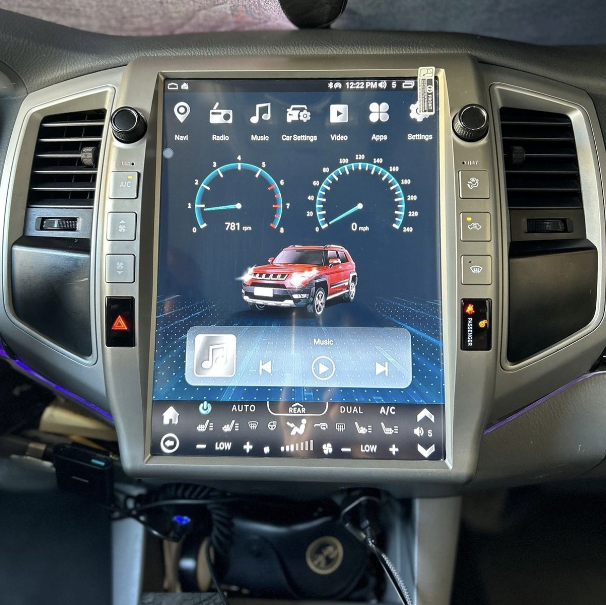13” Android 13/14 Vertical Screen Navigation Radio for Toyota Tacoma 2005 - 2015