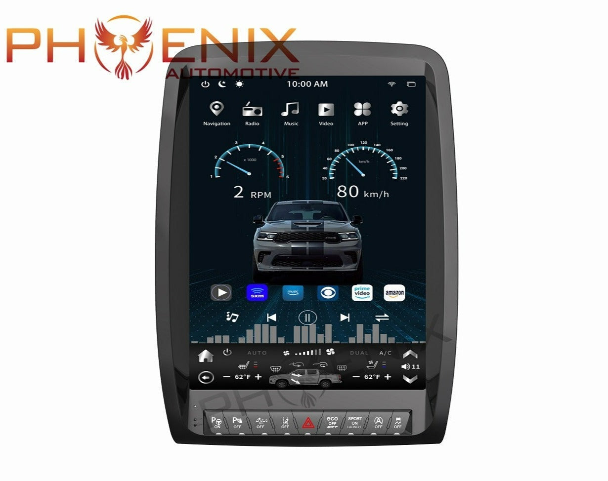 [Open box] 13” Android 10/12 Vertical Screen Navigation Radio for Dodge Durango 2011 - 2020