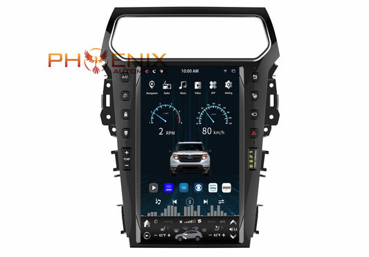 13.6" Android 9 Vertical Screen Navigation Radio for Ford Explorer 2011 - 2019