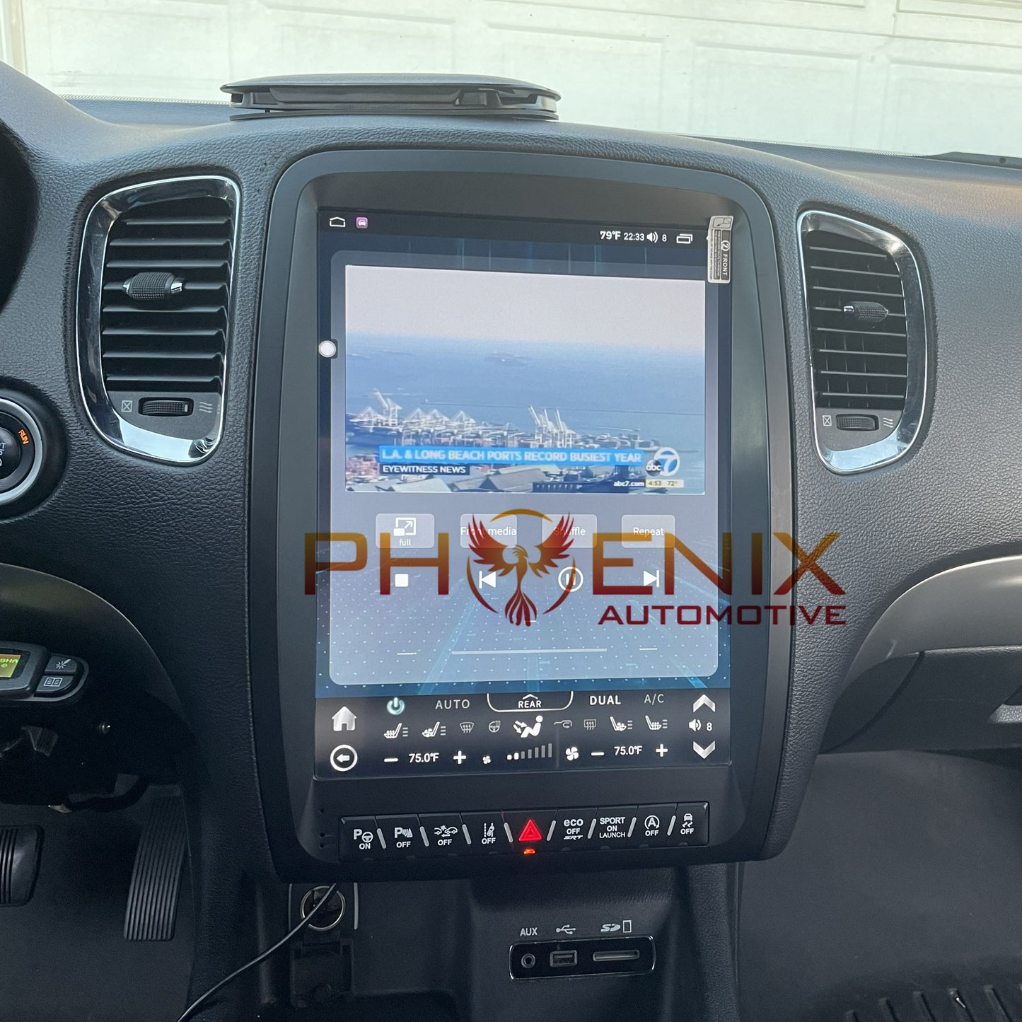 [ Hot Selling ] 13” Android 12 Vertical Screen Navigation Radio for Dodge Durango 2011 - 2020