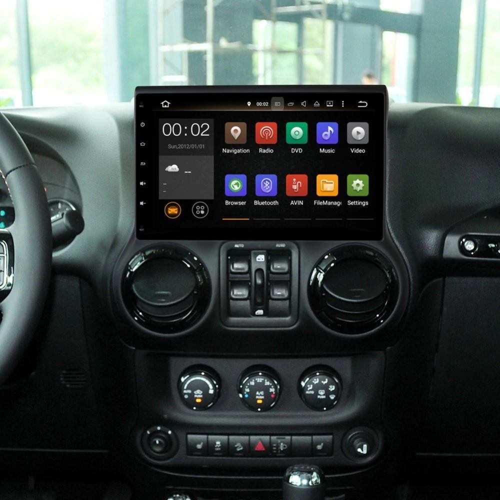 Open box 10.1" Octa-core Quad-core Android Navigation Radio for Jeep Wrangler 2011 - 2017