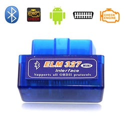 Bluetooth OBDII EML327 Adapter Scanner (NOT fit vertical screen units)
